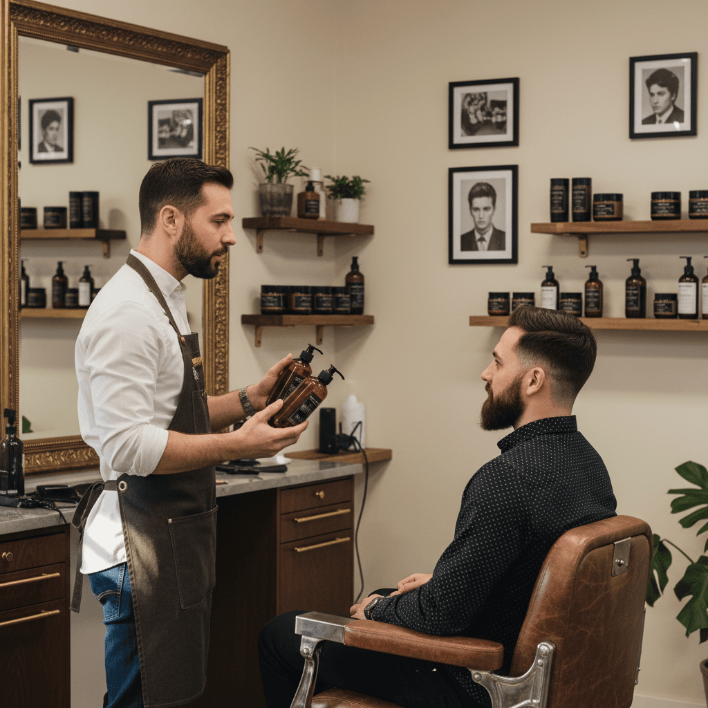 Custom haircut consultation