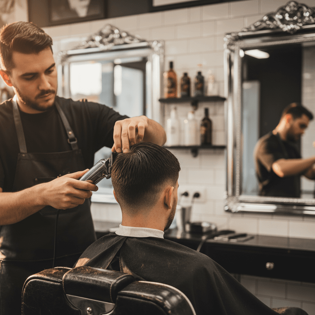 Classic fade haircut