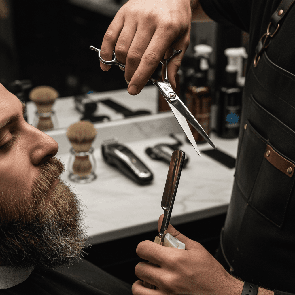 Beard trim service